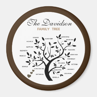 Gepersonaliseerde Big Family Tree (20 namen) Magneet