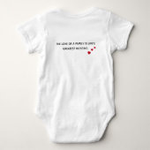 Gepersonaliseerde Big Family Tree (20 namen) Romper (Achterkant)