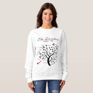 Gepersonaliseerde Big Family Tree (20 namen) Trui