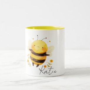 GEPERSONALISEERDE Bij, Hommels Cadeaus Tweekleurige Koffiemok