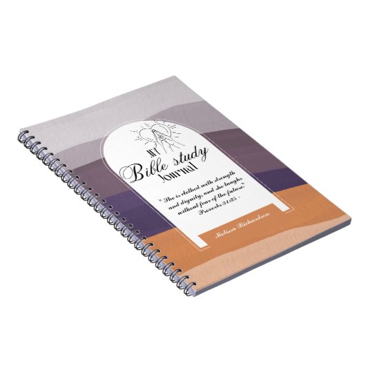 Gepersonaliseerde Bijbelstudie Naam en geloofsbijb Notitieboek (Rechterzijde)