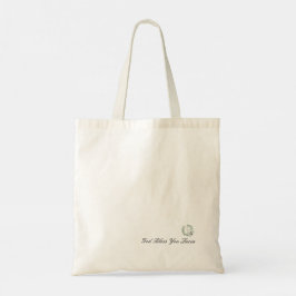 Gepersonaliseerde Bijbelvers Mattheüs 11:28 Groen Tote Bag