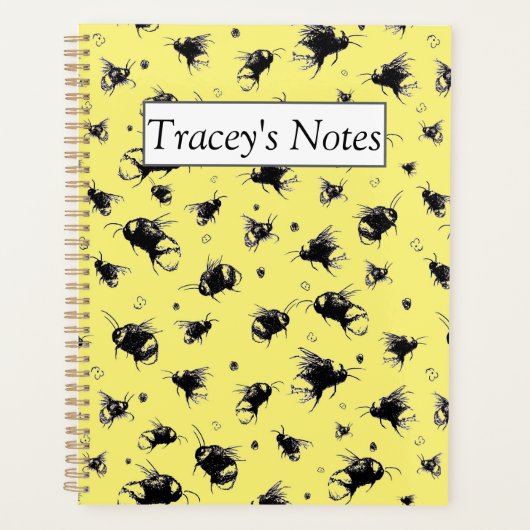 Gepersonaliseerde bijenplanner | Kerstcadeau voor  Planner (Voorkant)