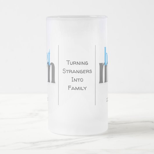 Gepersonaliseerde billet mama met sentimentele quo matglas bierpul (Center)