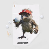 Gepersonaliseerde Birdies maken - Golfhanddoek (Insitu)