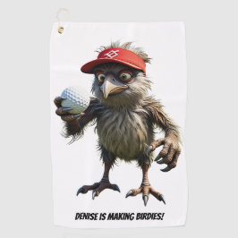 Gepersonaliseerde Birdies maken - Golfhanddoek