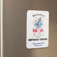 Gepersonaliseerde Birthday Cruise Anchor Cocktail