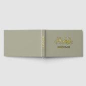 Gepersonaliseerde Bismillah Luxury Gold Foil Notit Gastenboek (Volledig)