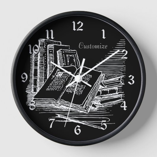Gepersonaliseerde Black and White Academia (Voorkant)