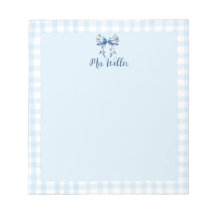 Gepersonaliseerde Blauwe Bloemen Coquette Elegante