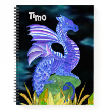 Gepersonaliseerde blauwe draak