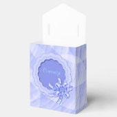 Gepersonaliseerde Blauwe Geschikt voor Lijst Bedankdoosjes (Geopend)