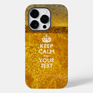 Gepersonaliseerde BLIJF KALM EN Heb Je Creatieve T Case-Mate iPhone 14 Pro Hoesje