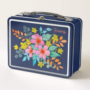 Gepersonaliseerde Bloem Spritz Lunchbox