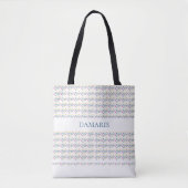 Gepersonaliseerde Bloemen Canvas tas – Aangepaste  (Voorkant)