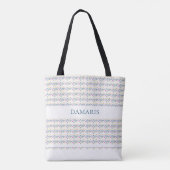 Gepersonaliseerde Bloemen Canvas tas – Aangepaste  (Achterkant)
