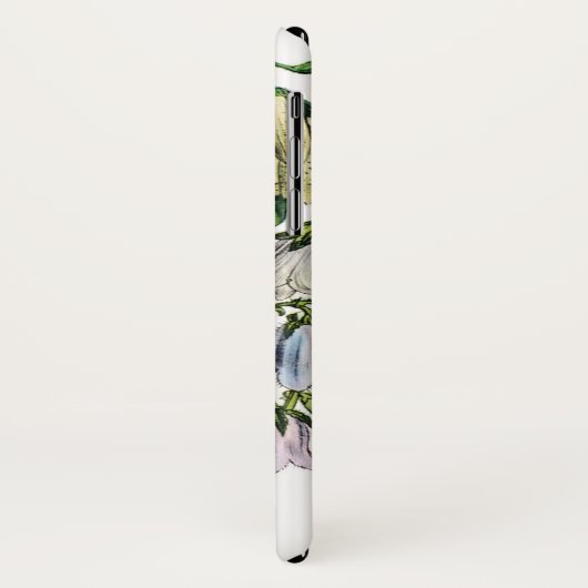 Gepersonaliseerde bloemen Case-Mate iPhone case (Achterkant/links)