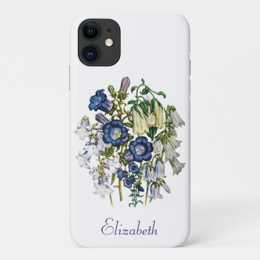 Gepersonaliseerde bloemen Case-Mate iPhone case (Achterkant)
