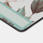 Gepersonaliseerde  Bloemen Desk Mat (Hoek)