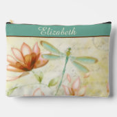 Gepersonaliseerde bloemen en libellen etui (Voorkant)