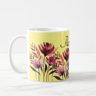 Gepersonaliseerde Bloemen Mok - Bloemen Mok