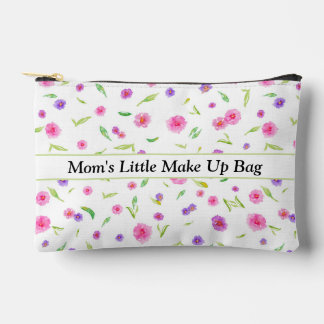 Gepersonaliseerde Bloemen Waterverf Accessoirezak Etui