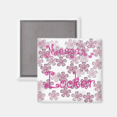 Gepersonaliseerde Bloemkast Magneet (Voorkant / Achterkant)