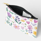 Gepersonaliseerde Bloemnaam Potlood Hoesje Etui (Open)