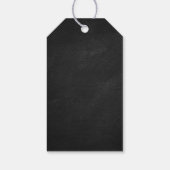 Gepersonaliseerde bloemschedel cadeaulabel (Achterkant)