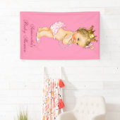 Gepersonaliseerde Blonde Weinig Baby shower van de Spandoek (Insitu)