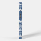 Gepersonaliseerde Blue Jean Denim iPhone / iPad ca Case-Mate iPhone Case (Achterkant / Rechts)