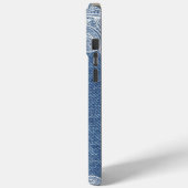 Gepersonaliseerde Blue Jean Lace iPhone / iPad cas Case-Mate iPhone Case (Achterkant / Links)
