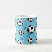 Gepersonaliseerde Blue Soccer Mok (Center)
