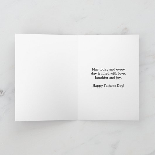 Gepersonaliseerde Blue Vaderdag Son Kaart (Binnen)