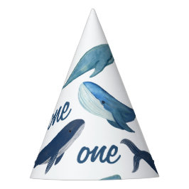Gepersonaliseerde Blue Whale Ocean Zee thema party Feesthoedjes