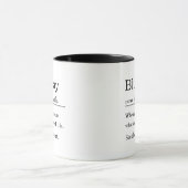 Gepersonaliseerde Blursday-definitie Mok (Midden)
