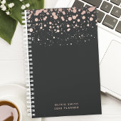 Gepersonaliseerde Blush & Black Planner