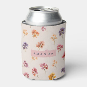 Gepersonaliseerde Blush en Lavendel Tuin Blikjeskoeler