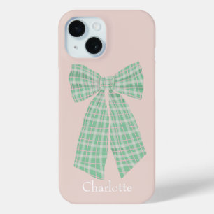 Gepersonaliseerde Blush Gingham Romantische Coquet