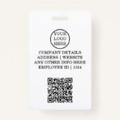 Gepersonaliseerde Blush Pink Girly Modern Personee Badge (Achterkant)