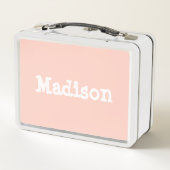 Gepersonaliseerde Blush Roze witte Kinderen (Achterkant)