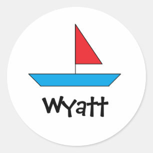 Gepersonaliseerde "Boat" Stickers
