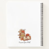 Gepersonaliseerde boeken en bloemen (Achterkant)