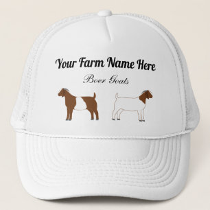 Gepersonaliseerde boergeiten trucker pet