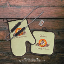 Gepersonaliseerde BOERSEUN Windpomp Afrikaans Braa