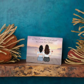 Gepersonaliseerde Bohemian Beste Vriend Aangepaste Fotoplaat (Zijkant)