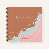 gepersonaliseerde Bohemian Modern custom cadeau Notitieboek (Voorkant)