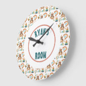 Gepersonaliseerde Boho Beer klok (Hoek)