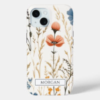 Gepersonaliseerde Boho Floral Wildflower Sage Groe