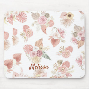 Gepersonaliseerde Boho Florals Muismat